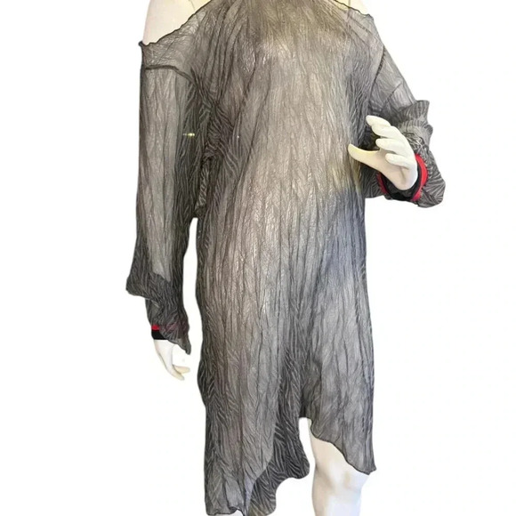 Tov Los Angeles RUFFLED SHEER DRESS    #302 - Picture 14 of 15